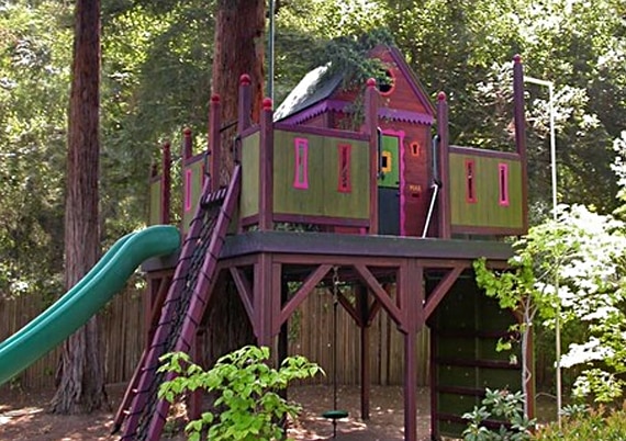 children's outdoor tree houses