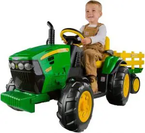 Peg Perego John Deere Ground Force Tractor and Trailer